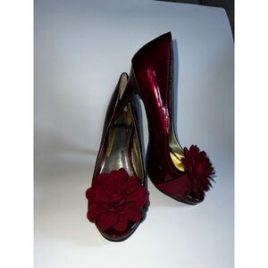 Carlos By Carlos Santana Heels Burgundy Maroon Heels